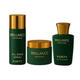 Purity Collection Body Spray, Perfume and Bakhoor Pack of 3 Brillance Perfume